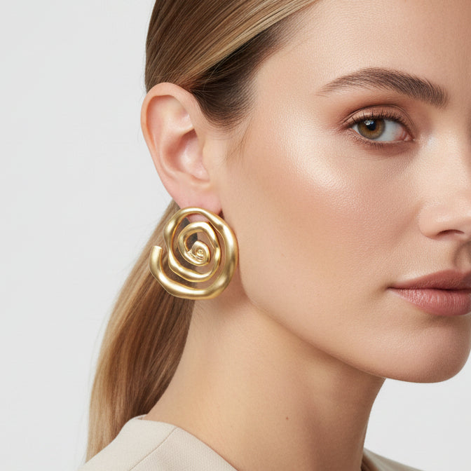 Brinco Marbella | Dourado